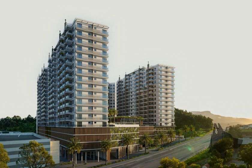 Fachada do Continente Shopping Residences