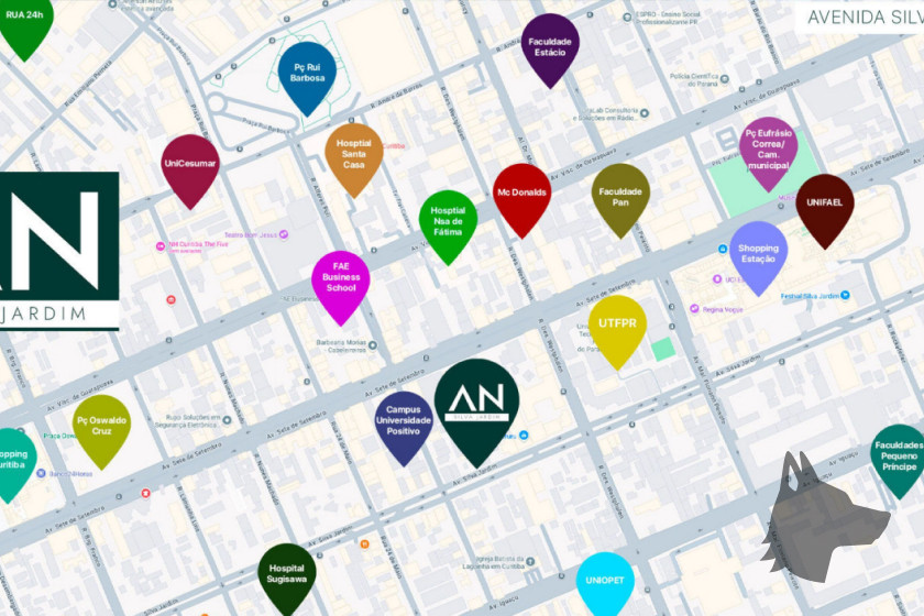 Localização do AN Silva Jardim