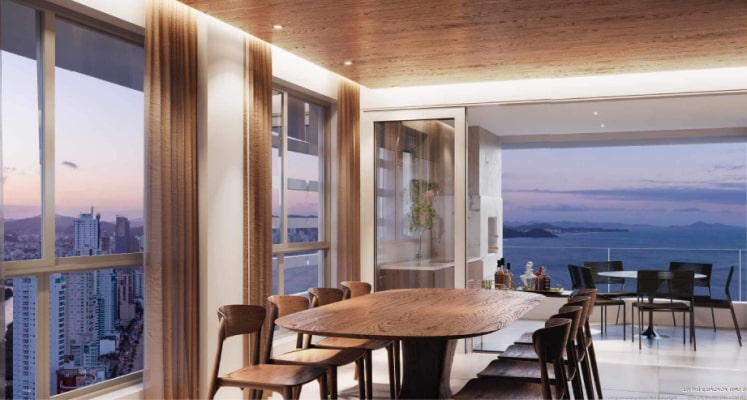 Living de apartamento no Tonino Lamborghini Residences