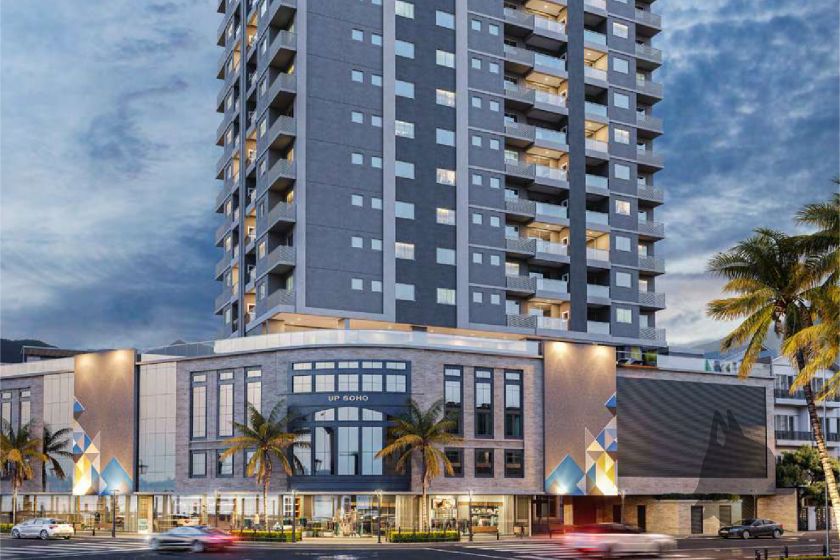 Fachada do Triad Up! Soho