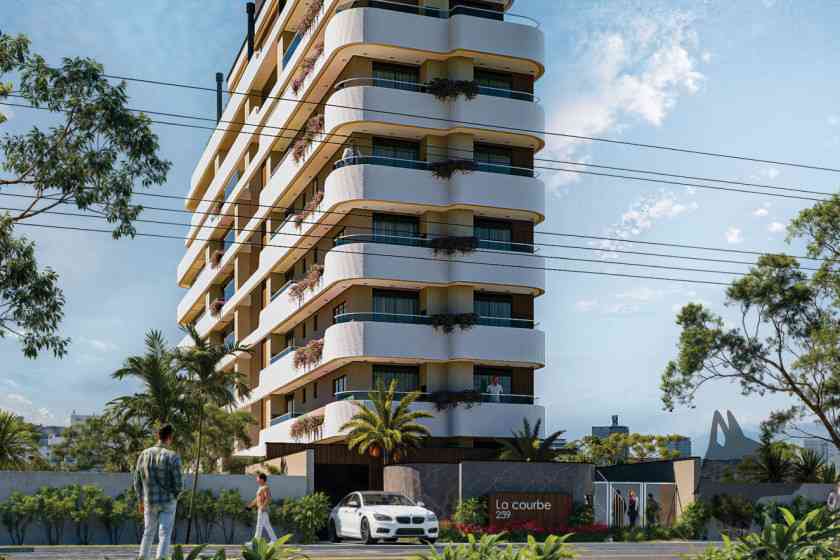 Fachada do La Courbe