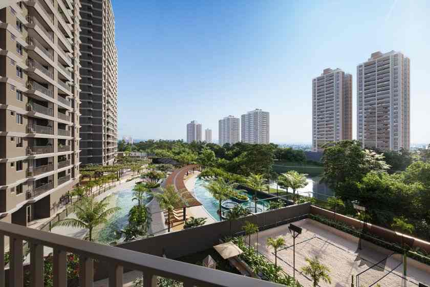 Área de lazer do Paradizzo by MZN