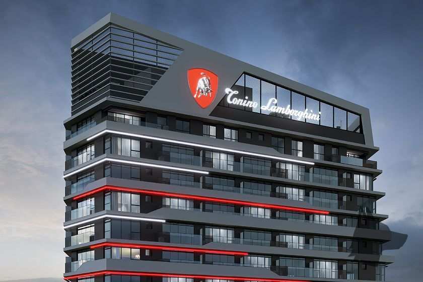 Fachada do Tonino Lamborghini Residences