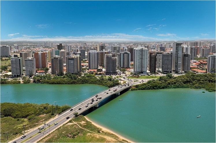 Vista aérea de Aracajú, SE