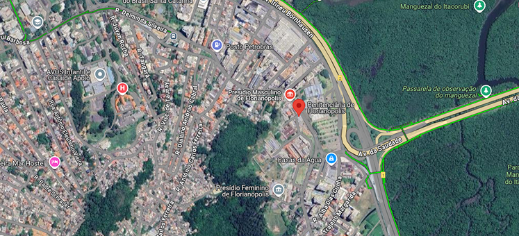 Localização da Penitenciária