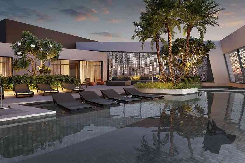 Piscina do Tonino Lamborghini Residences