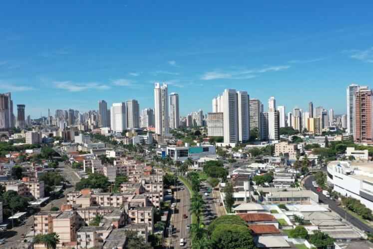 Foto áerea do Setor Marista