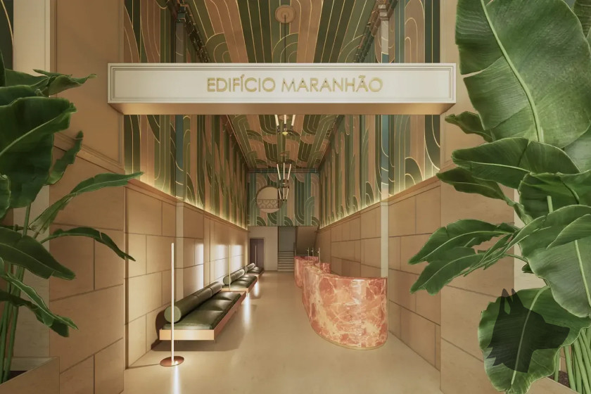 Hall de entrada do Edifício Maranhão