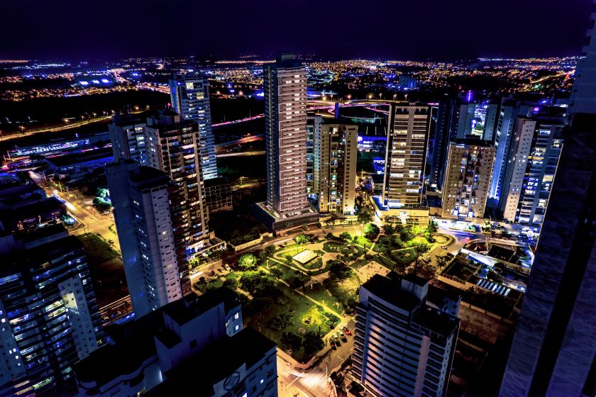 Vista do Dom Parque Flamvoyant