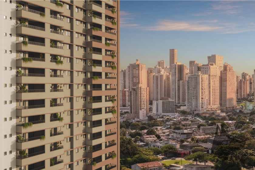 Vista aérea do Una Areião