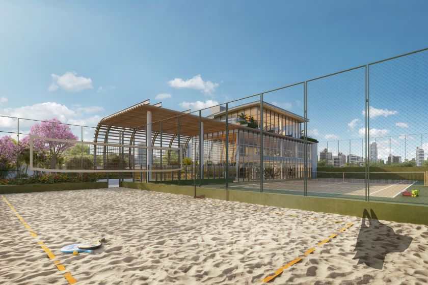 Quadra de areia do Opus Ace Tennis Club