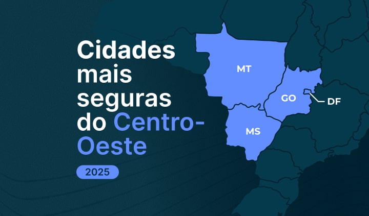 Cidades mais seguras do Centro-Oeste em 2025