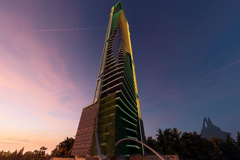 Fachada do Messias Sky Tower