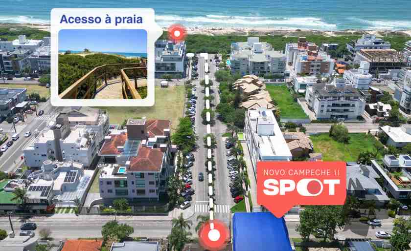 Vista aérea do Novo Campeche Spot II