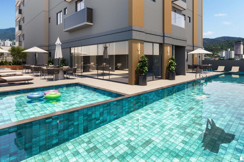 Piscina do Mythos Residence