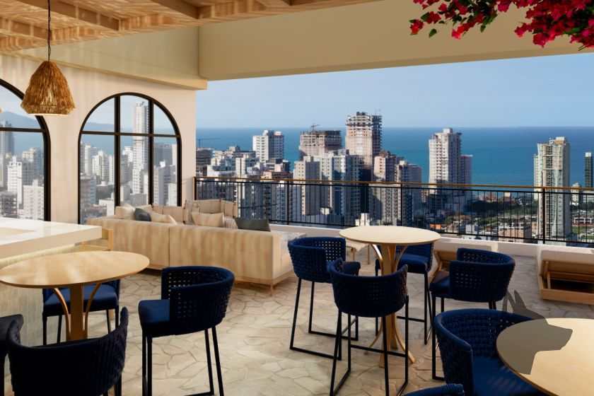 Salão de festas do Porto Amalfi