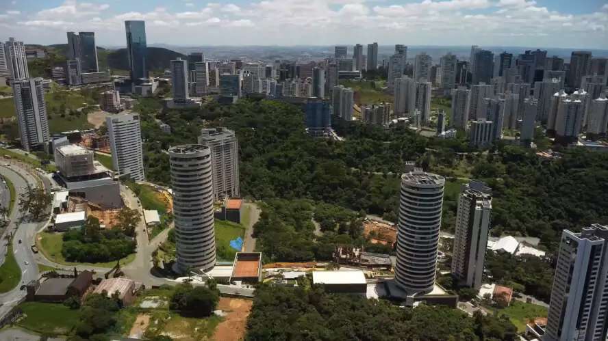 Imagem aérea do Vale do Sereno