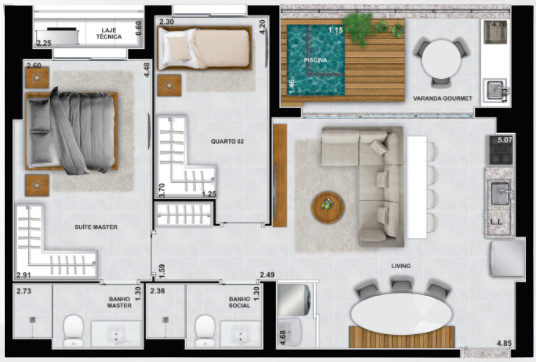 Planta do Azure Compact Life