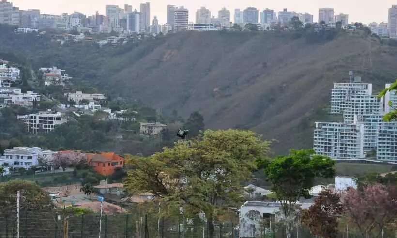 Vista aérea do Vale dos Cristais
