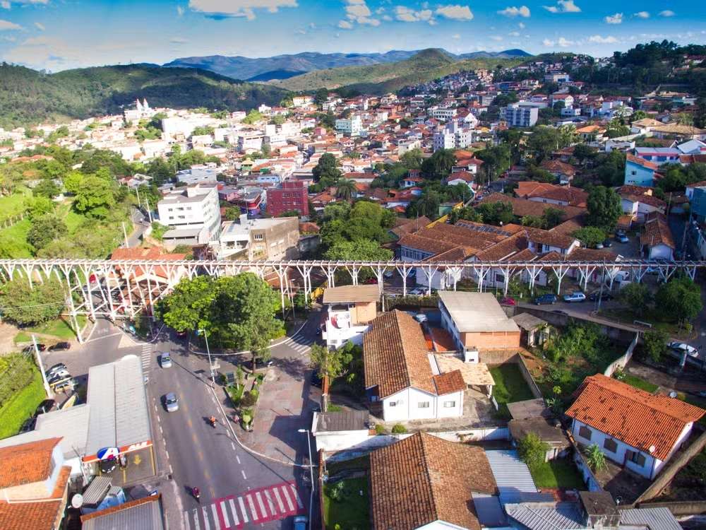 Vista aéra de Nova Lima, MG