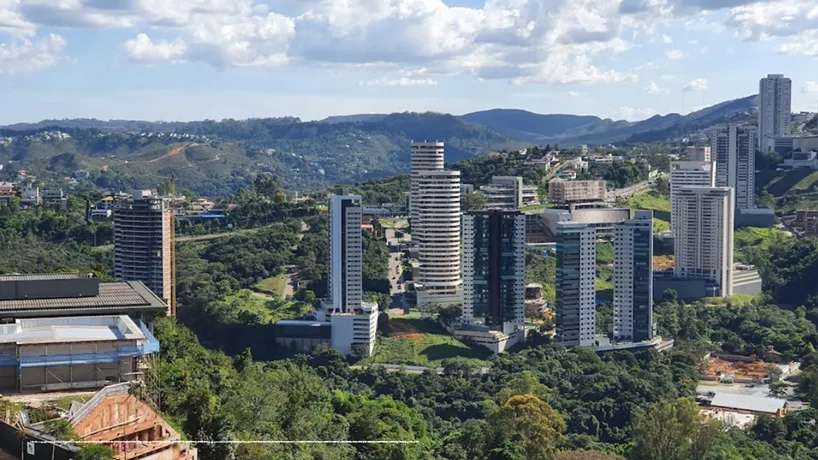 Vista aérea do Jardim das Mangabeiras