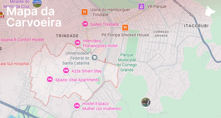 Mapa da Carvoeira