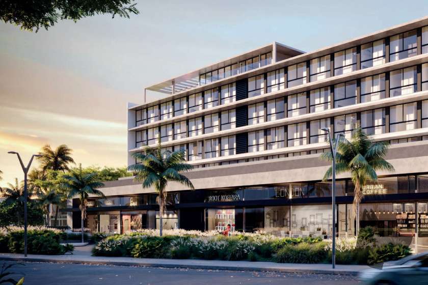 Fachada do Gran Malltech Business by Housi