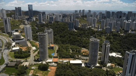 Prédios residenciais no Vale do Sereno