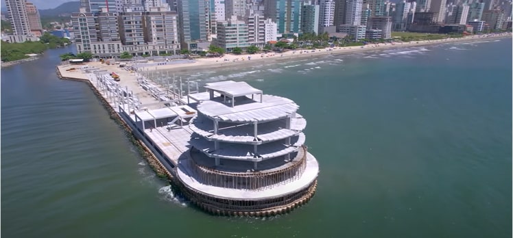 Imagens reais das obras do Oporto em Itapema- Abril de 2025