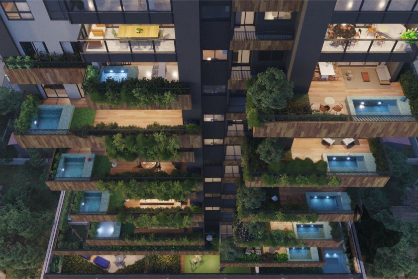 Vista aérea do Casa Brasileira