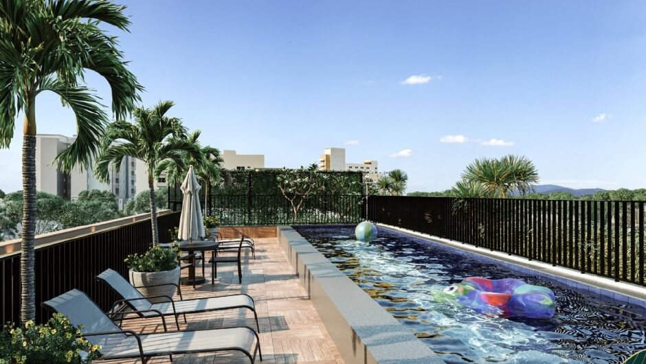 Piscina adulto e infantil do Inside Park Home