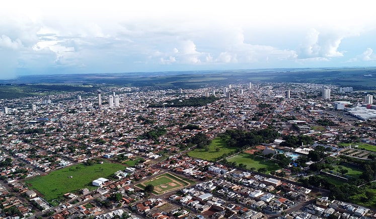Vista aérea de Jataí