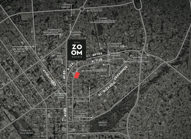 Localização do Opus Zoom Marista