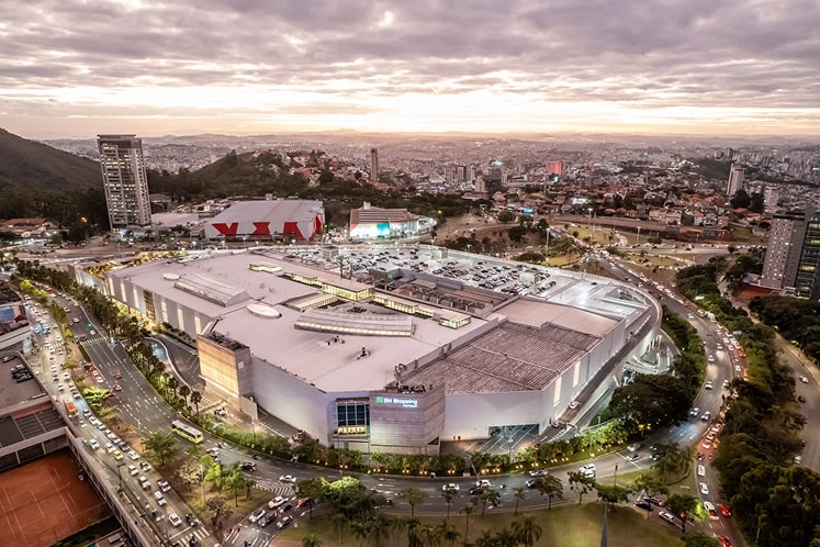 Vista aérea do BH Shopping no Belvedere, BH
