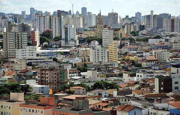 Vista aérea do Sagrada Família em BH