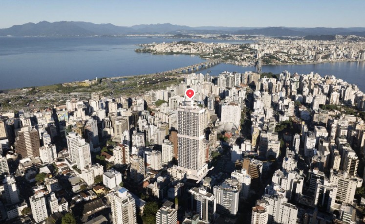 Vista aérea Monumental, da RBV Incorporadora em Florianópolis