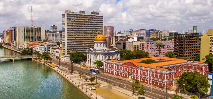 Rua da Aurora em Santo Amaro em Recife, PE