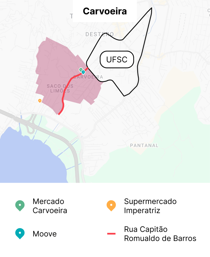 Mapa da Carvoeira