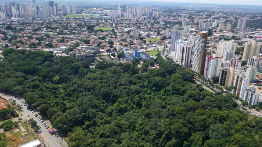 Vista do Legacy City Home para o Parque Areião