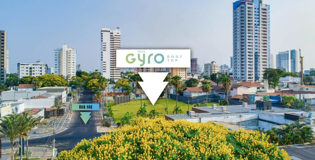 Localização Opus Gyro Rooftop