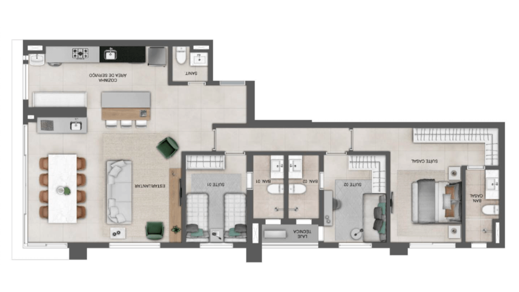 Planta 117 m² Nest23