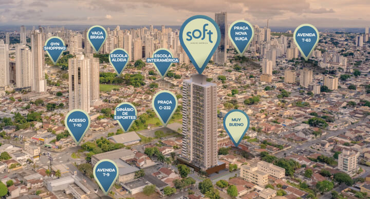 Localização do Soft Jardim América