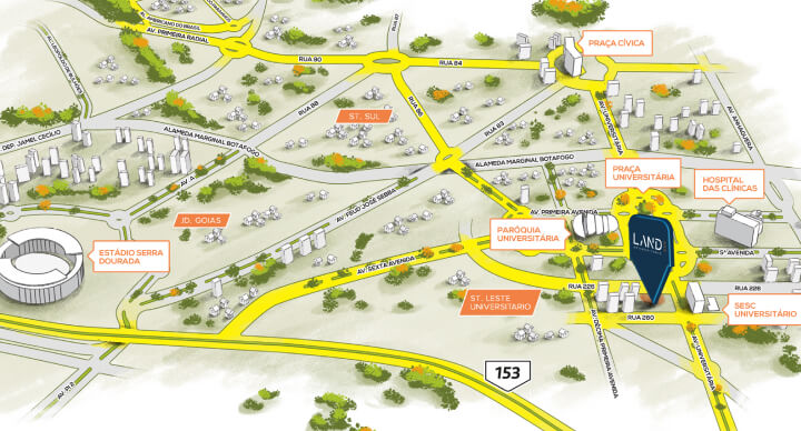 Localização Land 226 - Setor Universitário