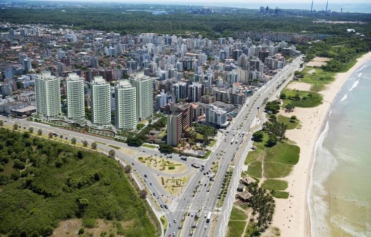 Vista do bairro Jardim Camburi em Vitória, ES