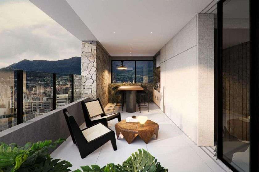 Sacada dos apartamentos do Ma Vie