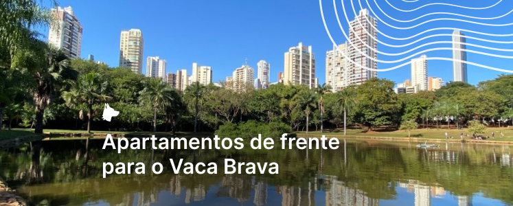 Apartamentos na frente do Parque Vaca Brava