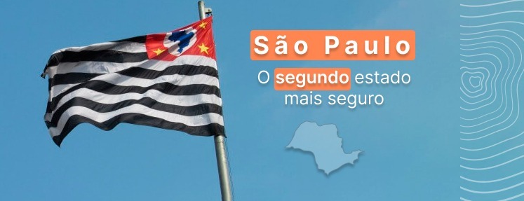 São Paulo é o segundo estado mais seguro do Brasil