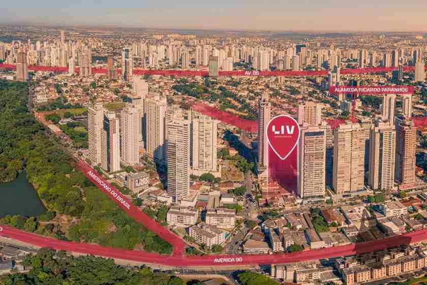 Localização do Liv Urban Marista