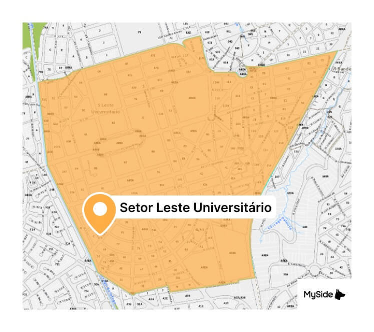 Mapa do Setor Leste Universitário