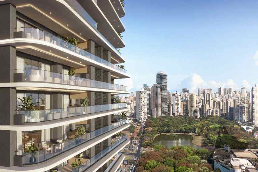 Fachada do Opus Ace Tennis Club Vaca Brava